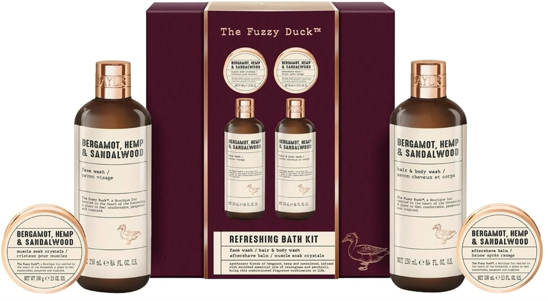 Set The Fuzzy Duck Men's Refreshing Bath Kit
