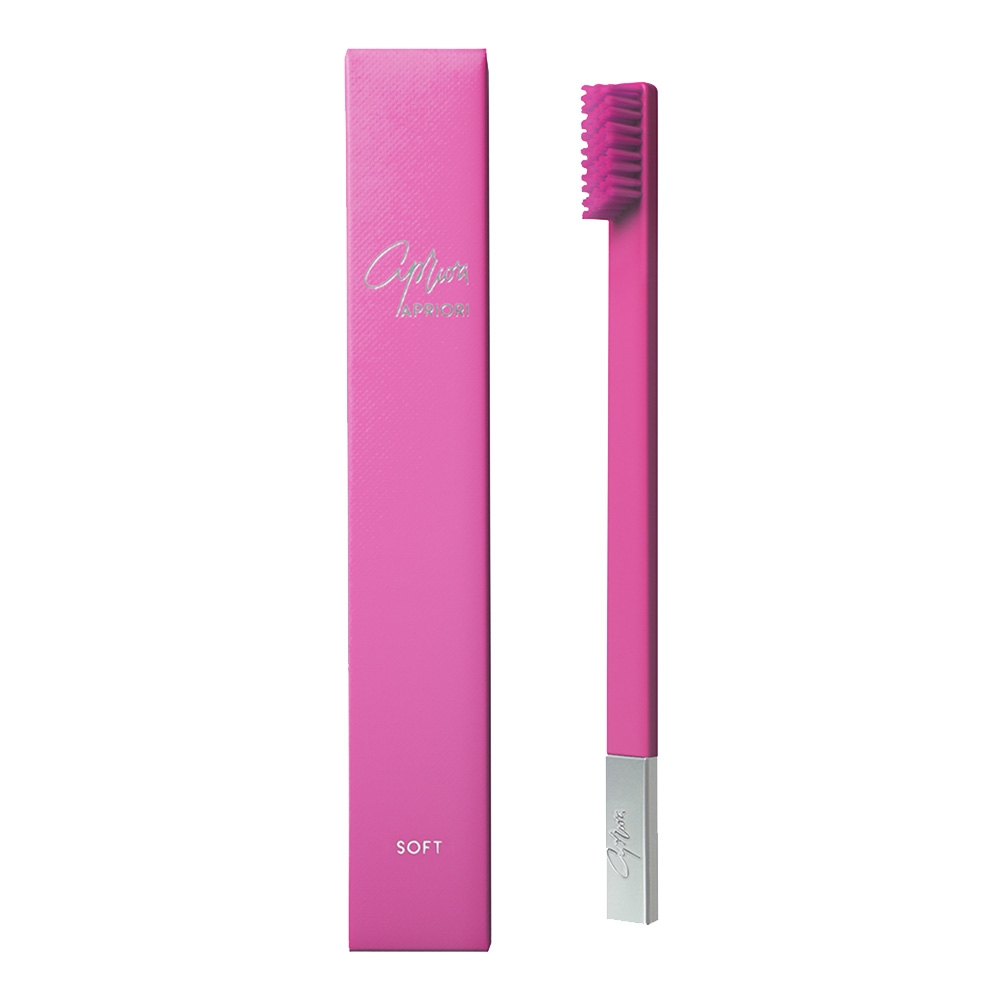 Toothbrush Bubblegum Pink Silver Soft