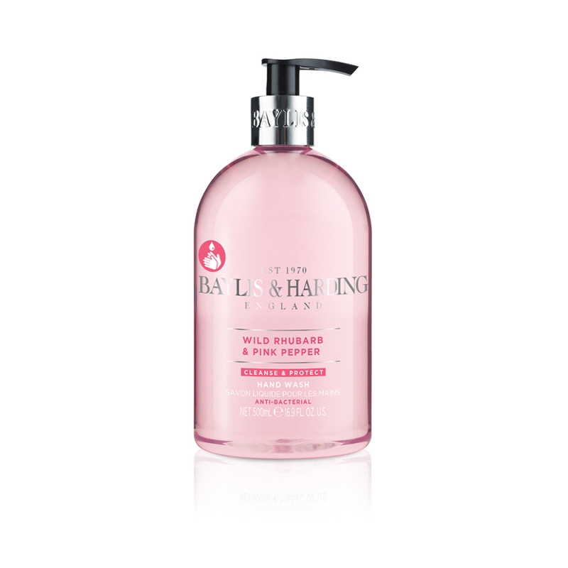 Hand Wash Wild Rhubarb & Pink Anti Bact