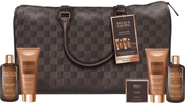 Black Pepper & Ginseng Men's Weekend Bag Gift Set