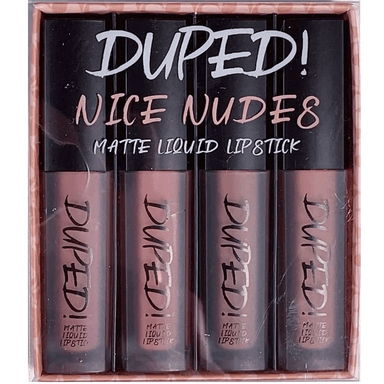 Duped Matte Liquid Lipstick Nice Nudes 