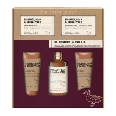 Set The Fuzzy Duck Men's Refreshing Wash Kit