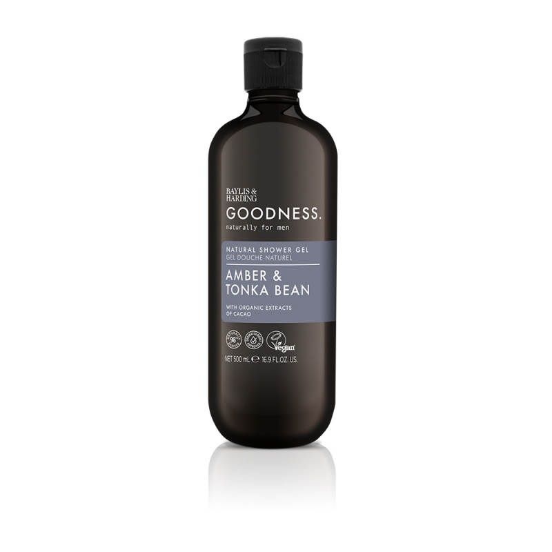 Men's Shower Gel Goodness Amber & Ton Bean