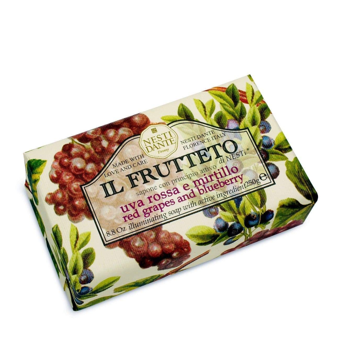 Il Frutteto Red Grapes & Blueberry Soap